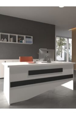 Festival Ofis Masası - OFİS-9-1-4-120X60 Beyaz - Antrasit