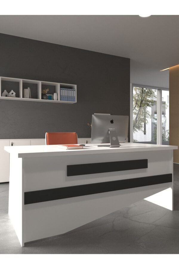 Festival Ofis Masası - OFİS-9-1-4-120X60 Beyaz - Antrasit