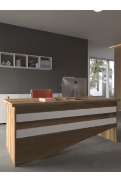 Festival Ofis Masası - OFİS-4-2-1-180X60 Beyaz - Beyaz