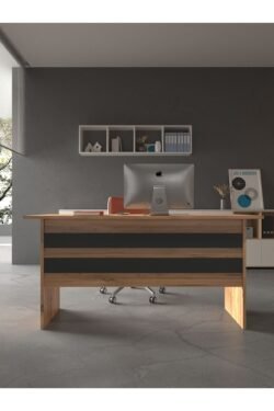 Festival Ofis Masası - OFİS-1-6-4-160X60 Beyaz - Antrasit