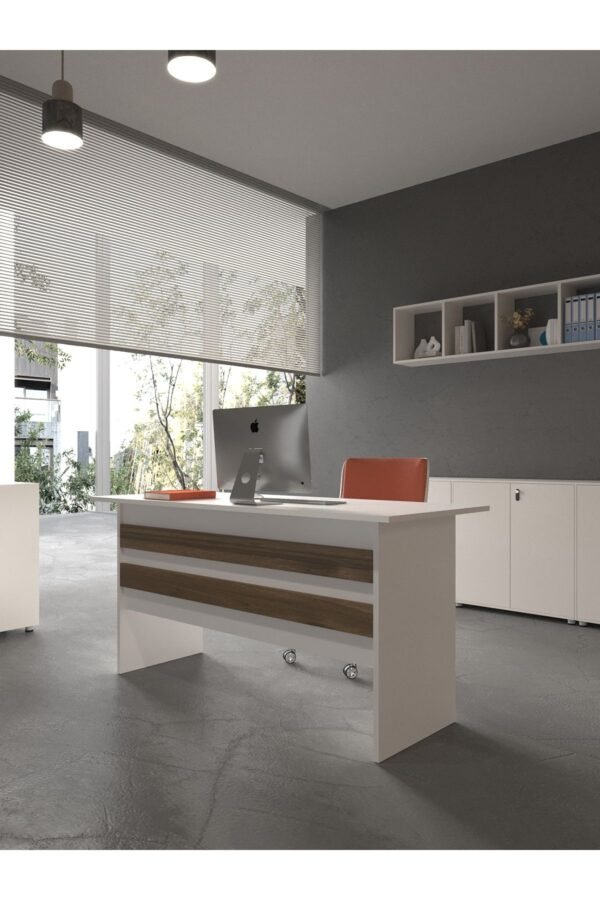 Festival Ofis Masası - OFİS-1-1-2-120X90 Beyaz - Ceviz