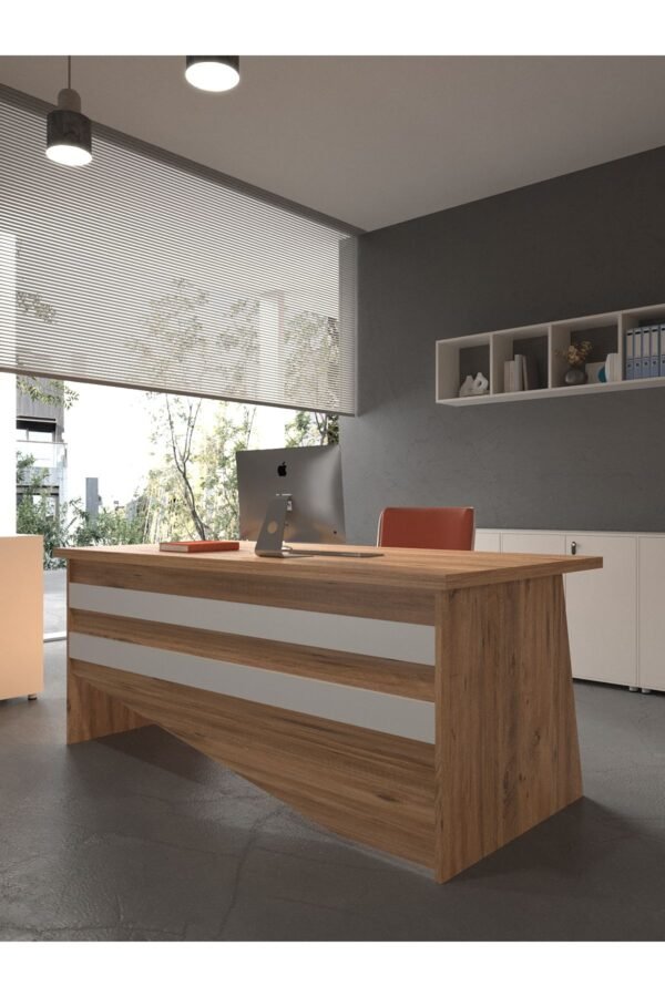 Festival Ofis Masası - OFİS-6-6-1-180X60 Beyaz - Beyaz