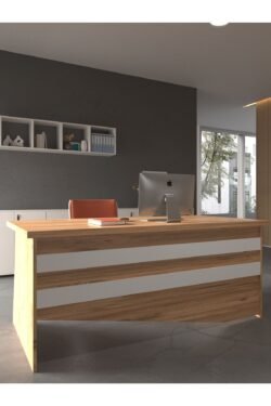 Festival Ofis Masası - OFİS-6-6-1-180X60 Beyaz - Beyaz