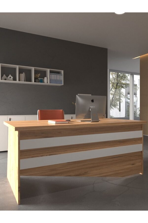 Festival Ofis Masası - OFİS-6-6-1-180X60 Beyaz - Beyaz