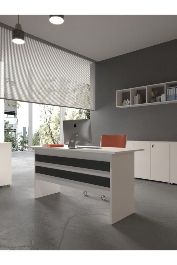 Festival Ofis Masası - OFİS-1-1-4-160X60 Beyaz - Antrasit