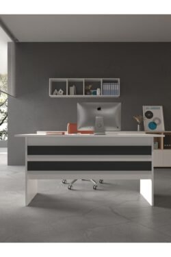 Festival Ofis Masası - OFİS-1-1-4-160X60 Beyaz - Antrasit