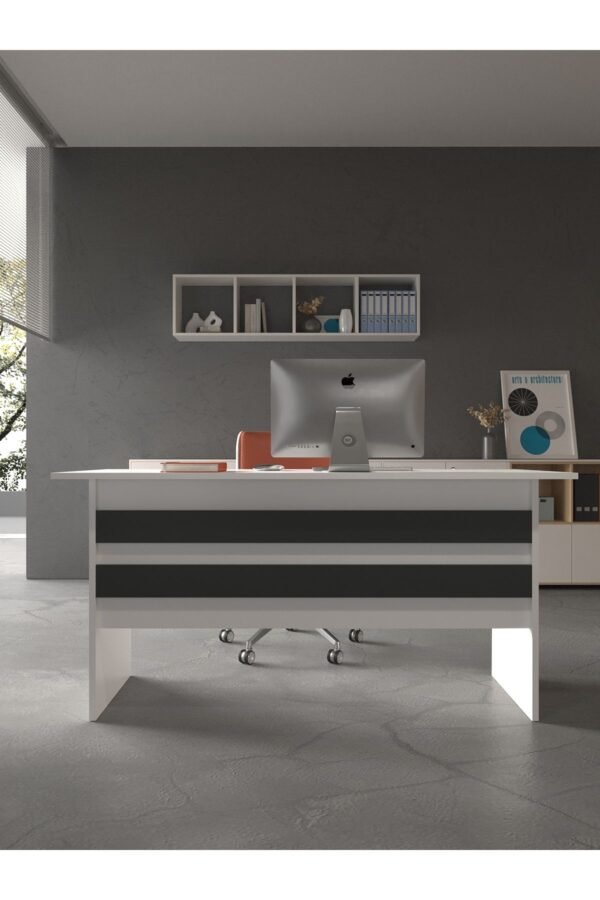 Festival Ofis Masası - OFİS-1-1-4-160X60 Beyaz - Antrasit