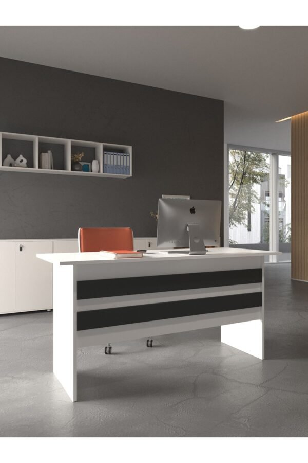 Festival Ofis Masası - OFİS-1-1-4-160X60 Beyaz - Antrasit