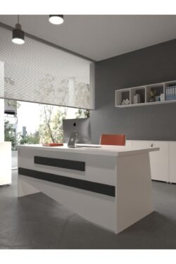 Festival Ofis Masası - OFİS-10-1-4-180X75 Beyaz - Antrasit