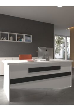 Festival Ofis Masası - OFİS-10-1-4-180X75 Beyaz - Antrasit