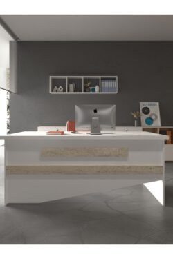 Festival Ofis Masası - OFİS-9-1-8-120X75 Beyaz - Travelter