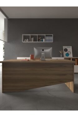Festival Ofis Masası - OFİS-5-2-2-180X75 Beyaz - Ceviz