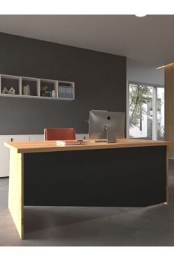 Festival Ofis Masası - OFİS-7-6-4-160X90 Beyaz - Antrasit