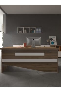 Festival Ofis Masası - OFİS-10-2-1-120X90 Beyaz - Beyaz