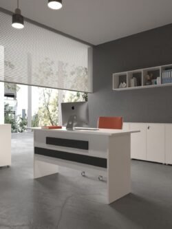 Festival Ofis Masası - OFİS-8-1-4-120X75 Beyaz - Antrasit