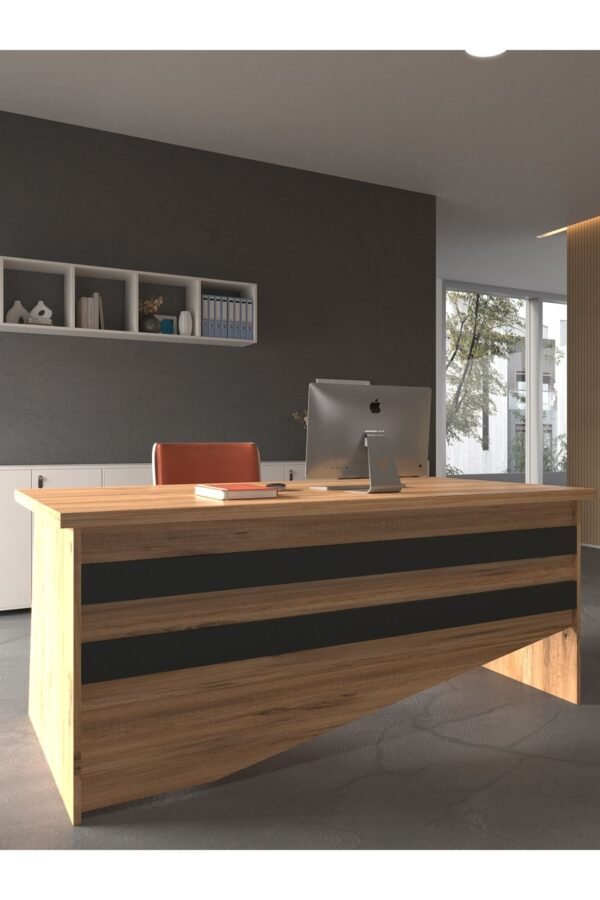 Festival Ofis Masası - OFİS-4-6-4-180X75 Beyaz - Antrasit