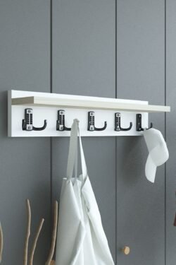 Portmanto Duvar Askılığı Elbise Askılığı ASKI-005-1-8 - 60 cm