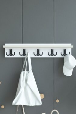 Portmanto Duvar Askılığı Elbise Askılığı ASKI-005-1-8 - 60 cm