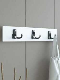 Portmanto Duvar Askılığı Elbise Askılığı Beyaz ASKI-004-1 - 50 cm
