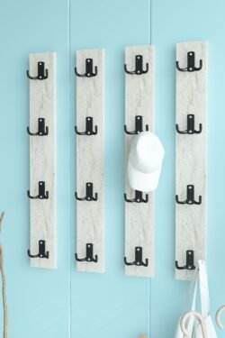 Portmanto Duvar Askılığı Elbise Askılığı Traverten ASKI-013-8 - 75 cm