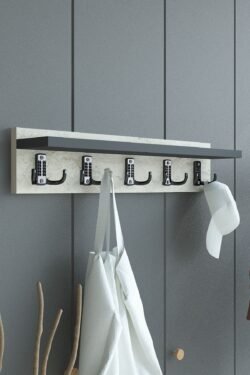 Portmanto Duvar Askılığı Elbise Askılığı ASKI-005-8-4 - 60 cm