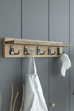 Portmanto Duvar Askılığı Elbise Askılığı ASKI-005-6-2 - 60 cm