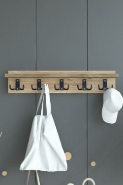 Portmanto Duvar Askılığı Elbise Askılığı ASKI-005-6-2 - 60 cm