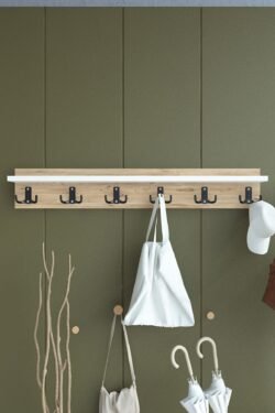 Portmanto Duvar Askılığı Elbise Askılığı ASKI-006-6-1 - 80 cm