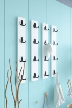 Portmanto Duvar Askılığı Elbise Askılığı Beyaz ASKI-013-1 - 75 cm