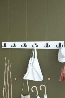 Portmanto Duvar Askılığı Elbise Askılığı Beyaz ASKI-003-1 - 60 cm