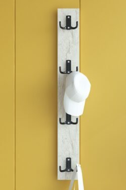 Portmanto Duvar Askılığı Elbise Askılığı Traverten ASKI-010-8 - 75 cm