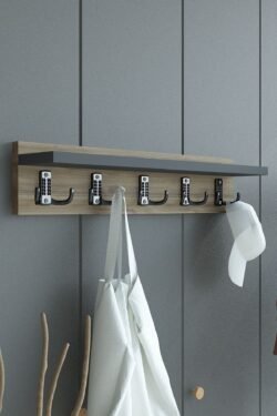 Portmanto Duvar Askılığı Elbise Askılığı ASKI-005-2-4 - 60 cm