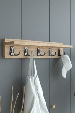 Portmanto Duvar Askılığı Elbise Askılığı ASKI-005-6-6 - 60 cm