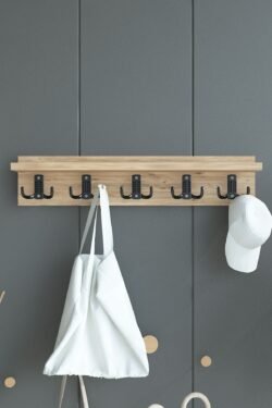 Portmanto Duvar Askılığı Elbise Askılığı ASKI-005-6-6 - 60 cm