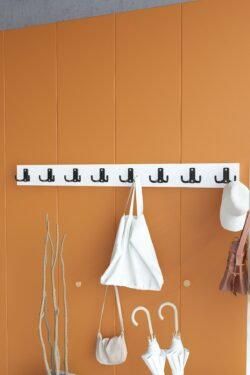 Portmanto Duvar Askılığı Elbise Askılığı Beyaz ASKI-007-1 - 90 cm