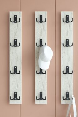 Portmanto Duvar Askılığı Elbise Askılığı Traverten ASKI-012-8 - 75 cm