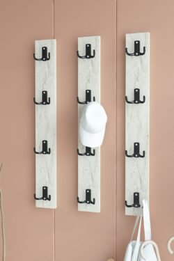 Portmanto Duvar Askılığı Elbise Askılığı Traverten ASKI-012-8 - 75 cm