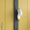 Portmanto Duvar Askılığı Elbise Askılığı Antrasit ASKI-010-4 - 75 cm