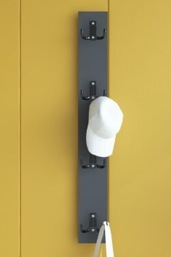 Portmanto Duvar Askılığı Elbise Askılığı Antrasit ASKI-010-4 - 75 cm