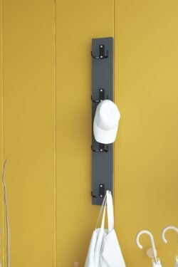 Portmanto Duvar Askılığı Elbise Askılığı Antrasit ASKI-010-4 - 75 cm