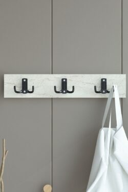 Portmanto Duvar Askılığı Elbise Askılığı Traverten ASKI-004-8 - 50 cm