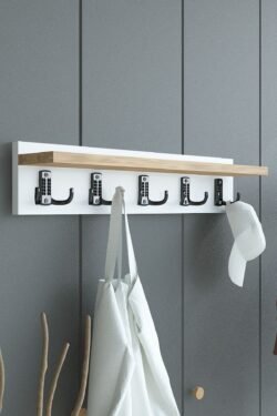 Portmanto Duvar Askılığı Elbise Askılığı ASKI-005-1-6 - 60 cm
