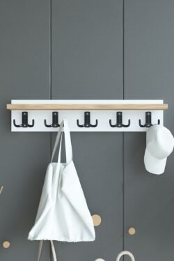 Portmanto Duvar Askılığı Elbise Askılığı ASKI-005-1-6 - 60 cm