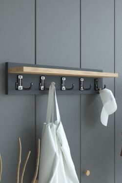 Portmanto Duvar Askılığı Elbise Askılığı ASKI-005-4-6 - 60 cm