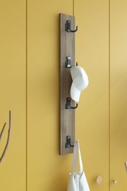 Portmanto Duvar Askılığı Elbise Askılığı Ceviz ASKI-010-2 - 75 cm