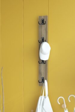 Portmanto Duvar Askılığı Elbise Askılığı Ceviz ASKI-010-2 - 75 cm