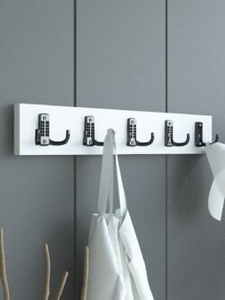Portmanto Duvar Askılığı Elbise Askılığı Beyaz ASKI-001-1 - 75 cm