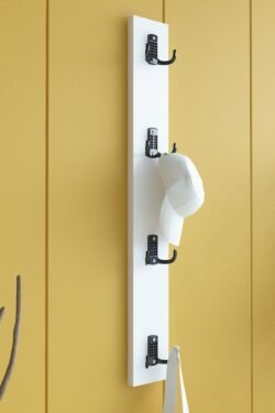 Portmanto Duvar Askılığı Elbise Askılığı Beyaz ASKI-010-1 - 75 cm