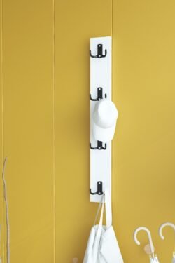 Portmanto Duvar Askılığı Elbise Askılığı Beyaz ASKI-010-1 - 75 cm