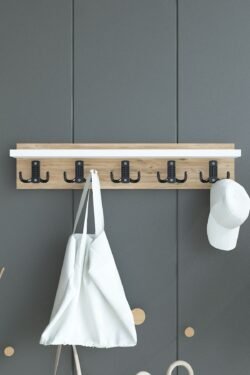 Portmanto Duvar Askılığı Elbise Askılığı ASKI-005-6-1 - 60 cm